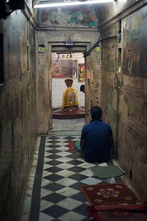 Underground Shiva temple