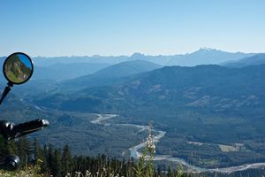 View of Sauk river from Sauk mountain